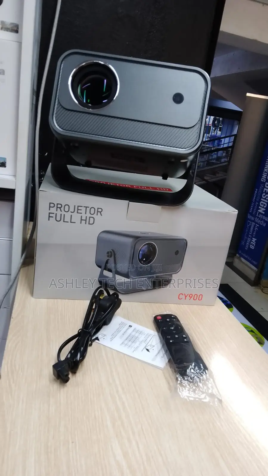 New CY900 Projector – Smart HD Home Cinema Projector