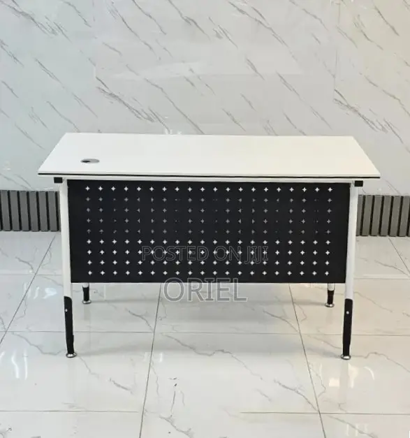 Office Cabinet : 1.2m White Folding Office Table