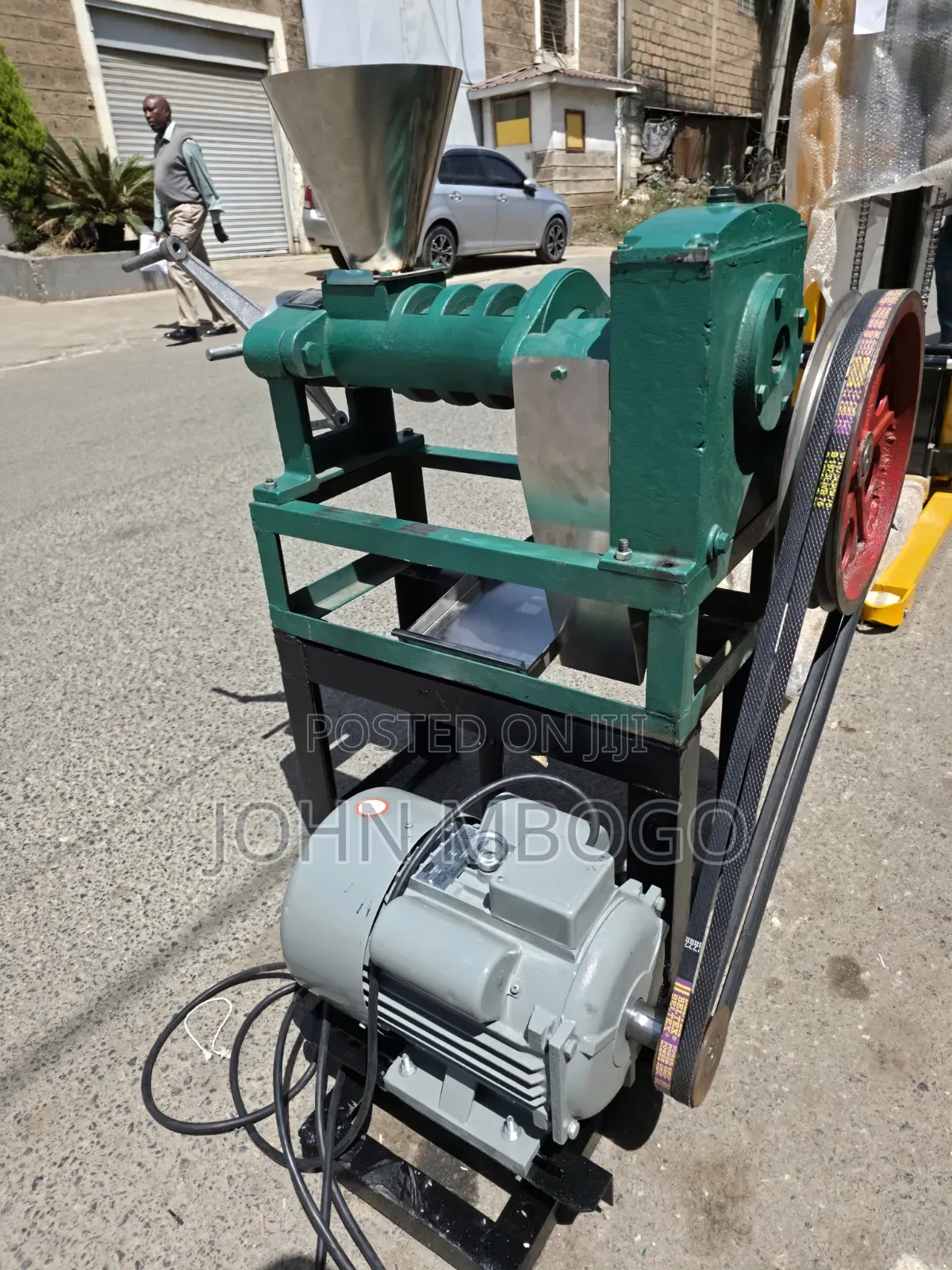Commercial Oil Pressing Machine - With Motor and Stand