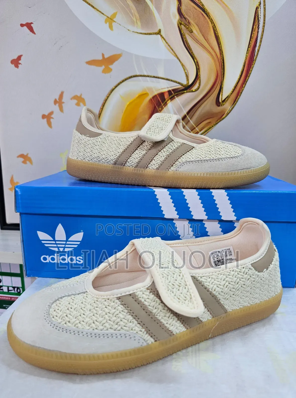 New New Adidas Samba Jane Straw Collection Quality Sizes 37-41