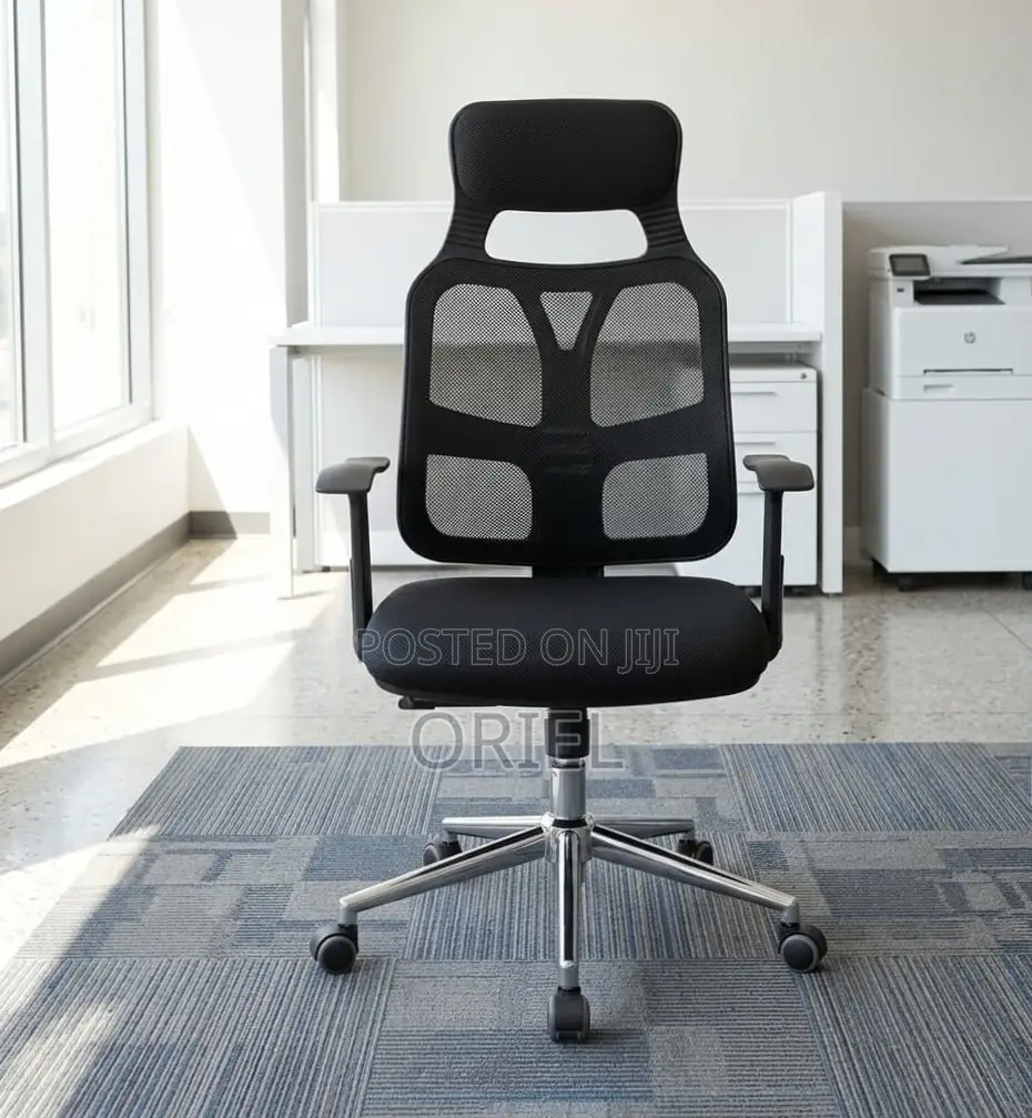 Office Chair : Height Adjustable Ergonomic Mesh Task Chair