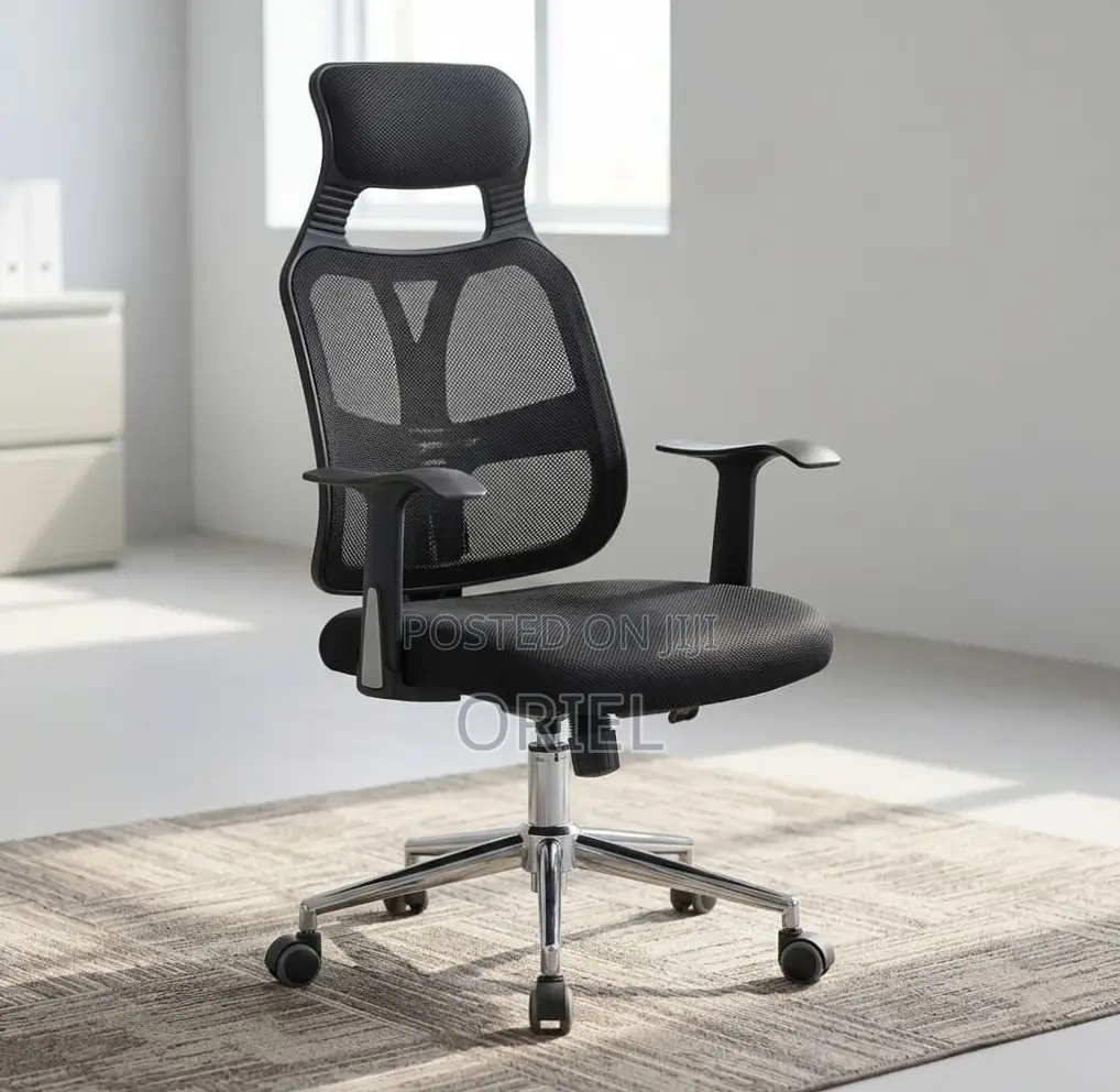 Office Chair : Height Adjustable Ergonomic Mesh Task Chair