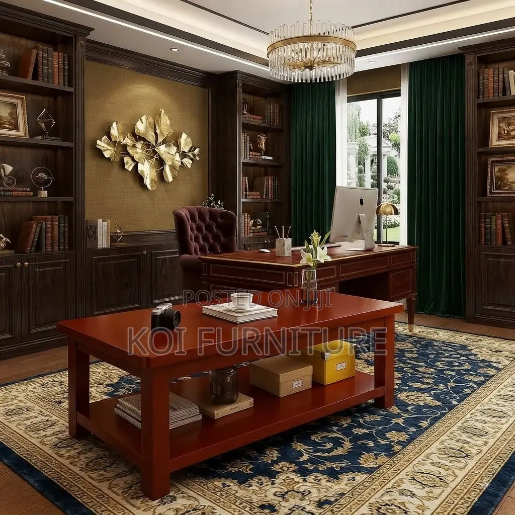 Coffee Table; Executive Home Office Tonning Coffee Table