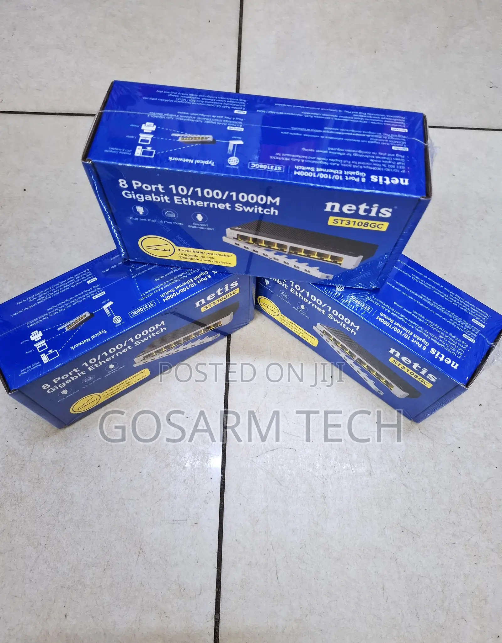 Netis ST3108GC 8-Port Gigabit Ethernet SwitchMbps Switch