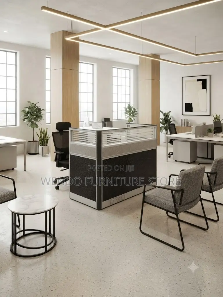 Office Workstation; One Single User Modular Station Table