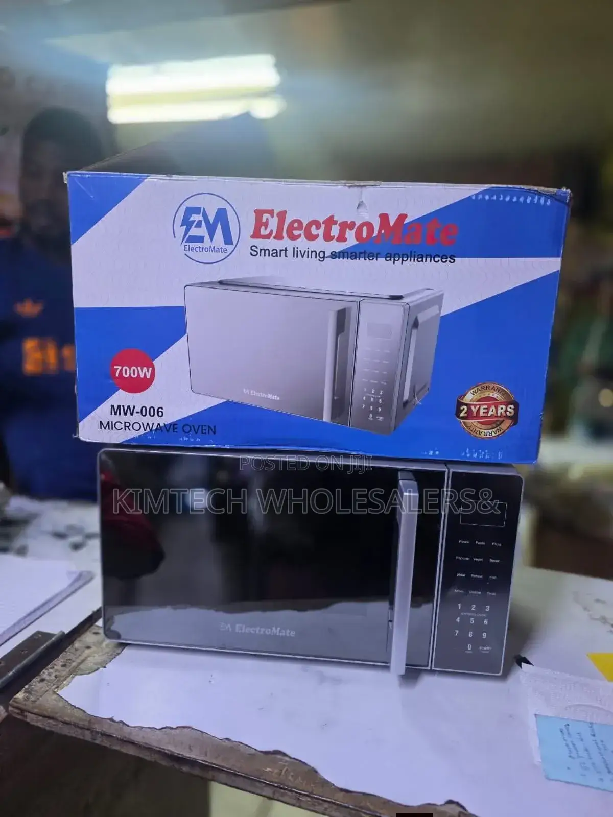 Electromate Digital Microwave Silver Mw-006