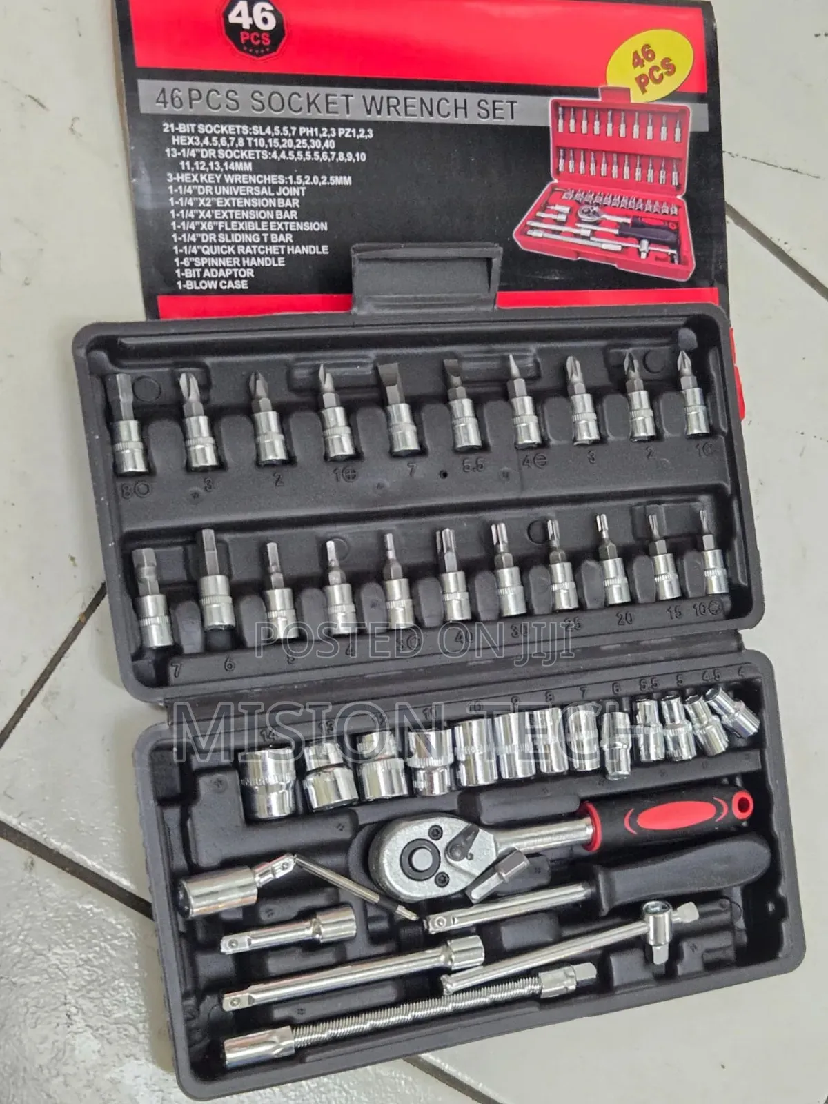 46pcs Socket Wrench Set 
 