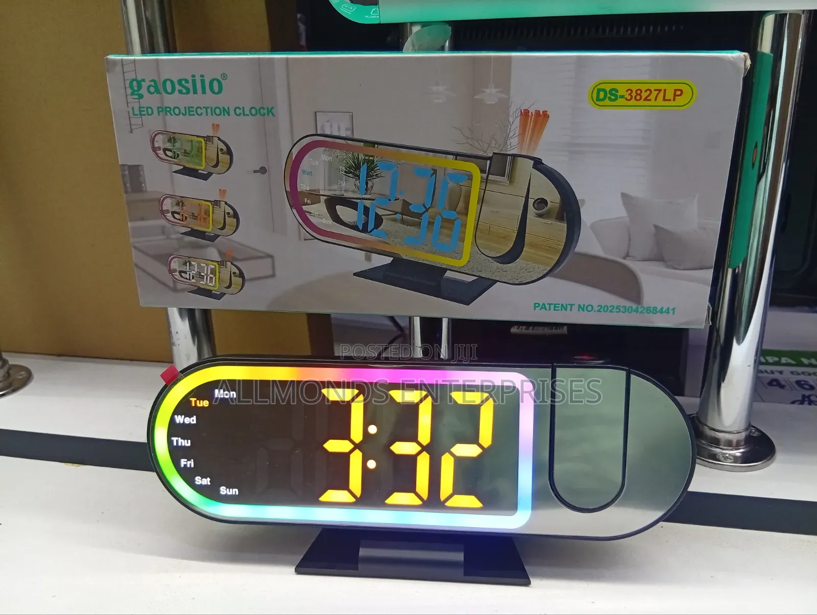 GAOSIIO LED Projection Table Clock