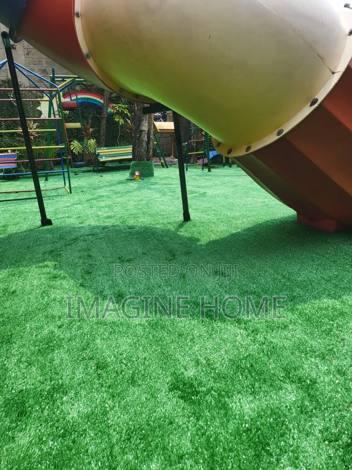 Beauty in School Compound With Artificial Grass Carpet