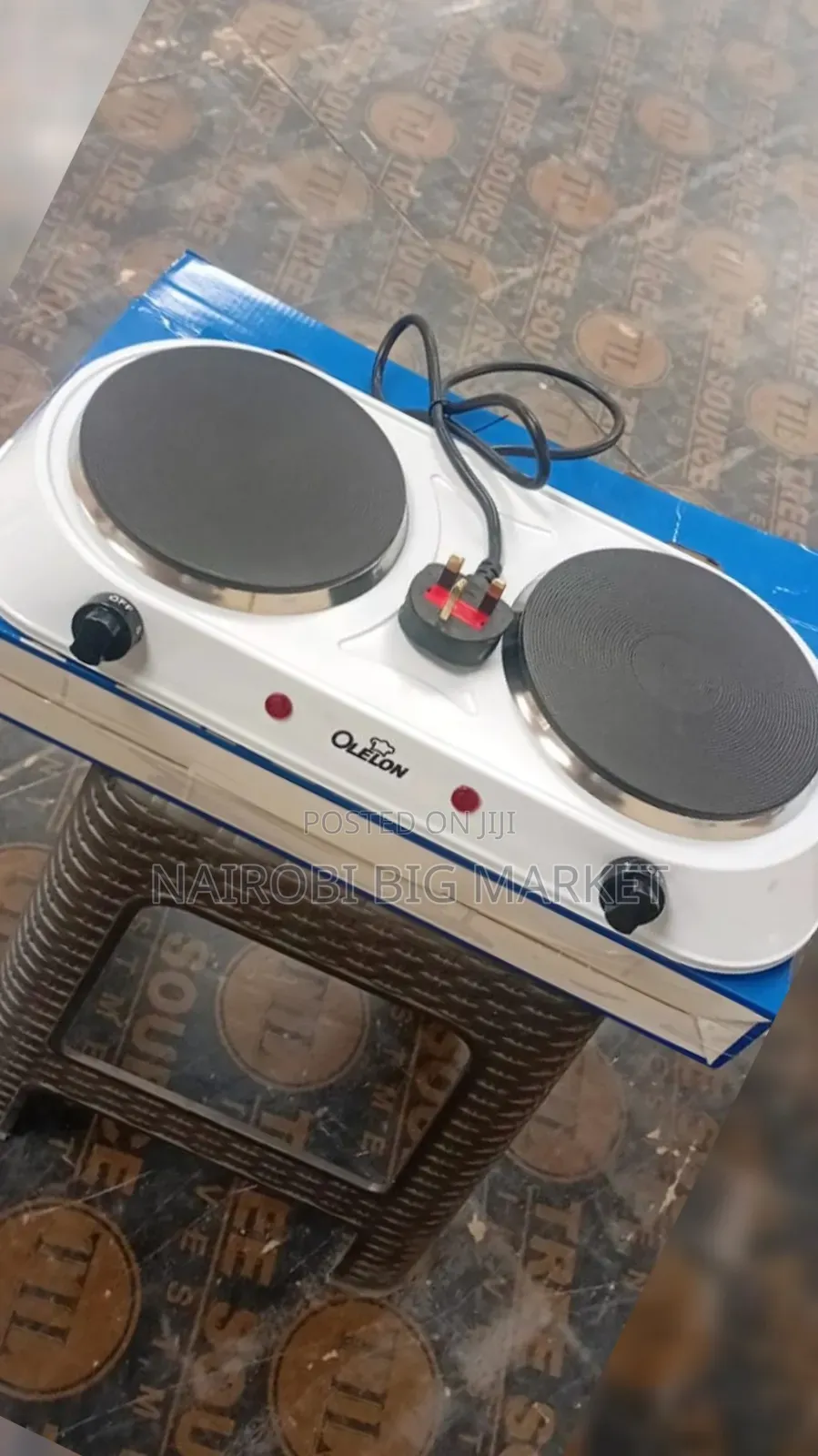 Olelon Double Plate Hot Electric Cooker
