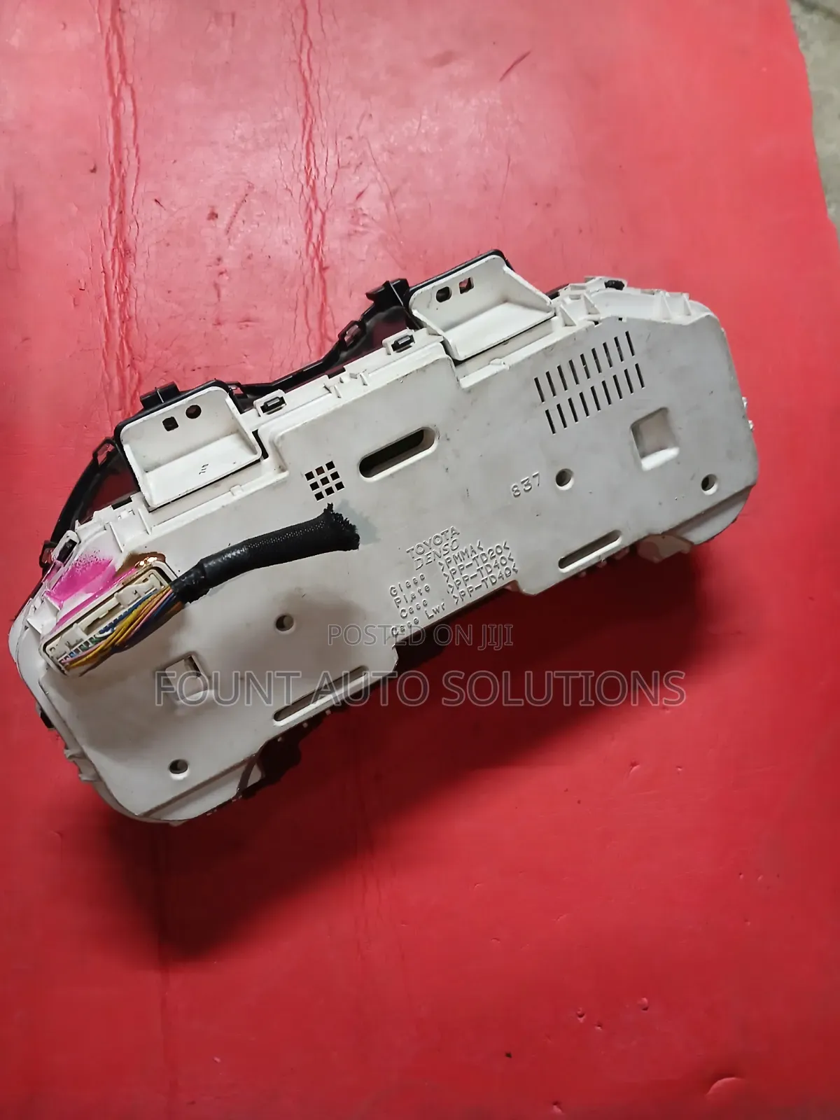 Speedometer Dashboard Clock Toyota Auris