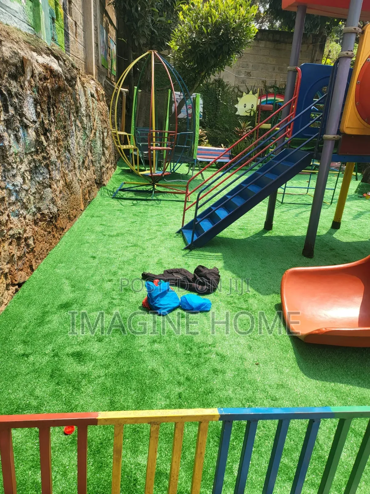 Professional Landscaping With Grass Carpet
