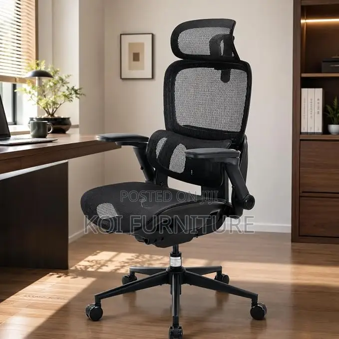 Office Chairs; Ergonomic Chair With Adaptive Adjustable Lumbar