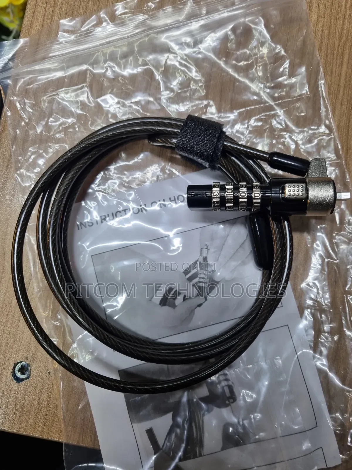 Wedge Slot Laptop Combination Locks