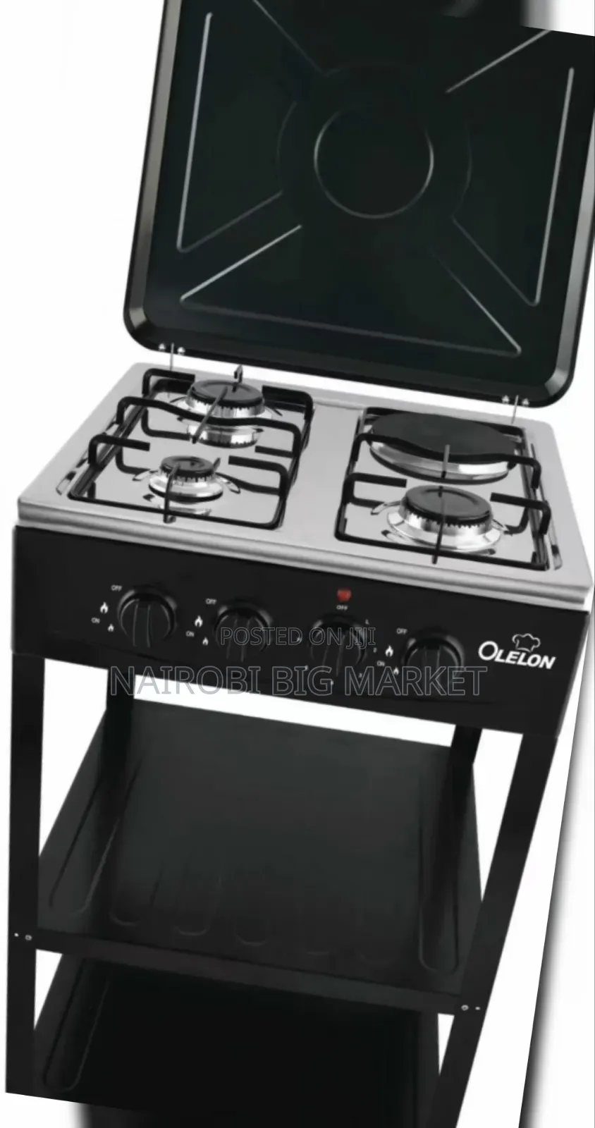 Olelon 3+1 Standing Cooker With Shelves