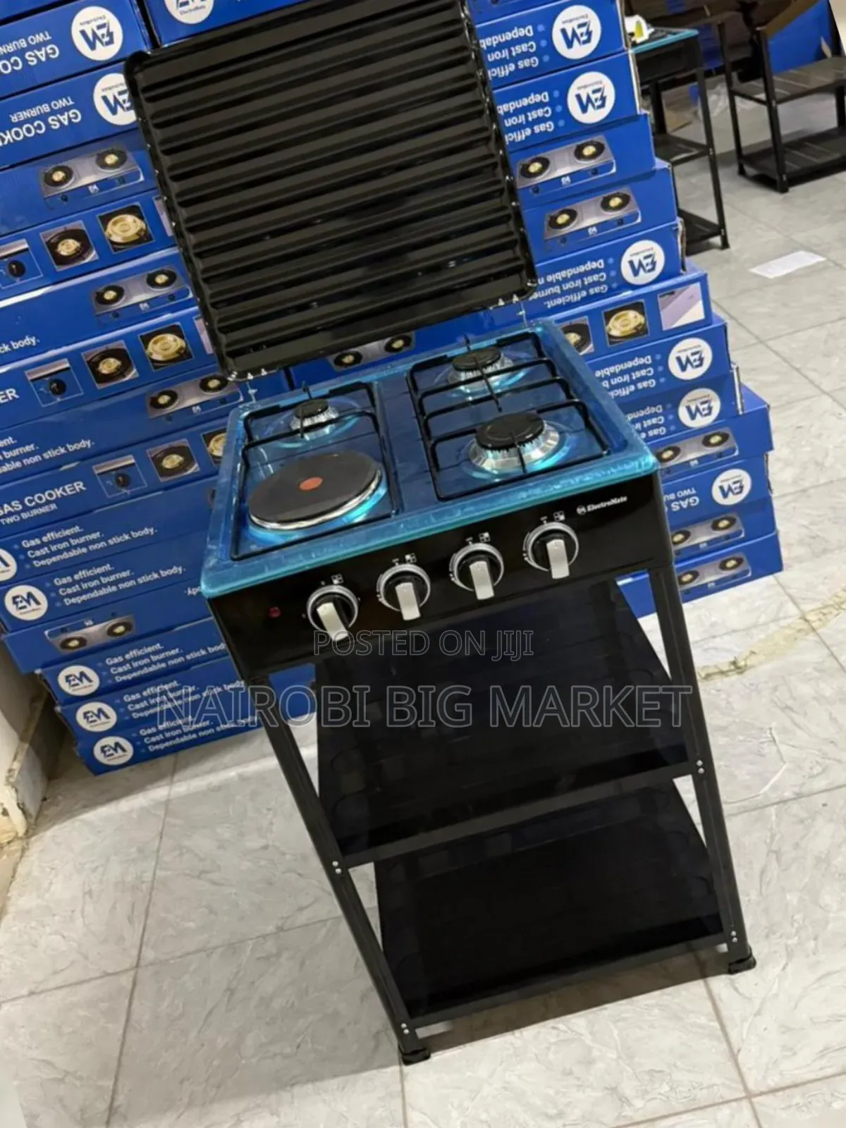 Electromate 3+1 Cooker With Shelves