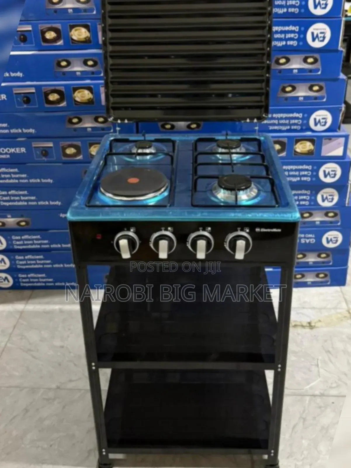 Electromate 3+1 Cooker With Shelves