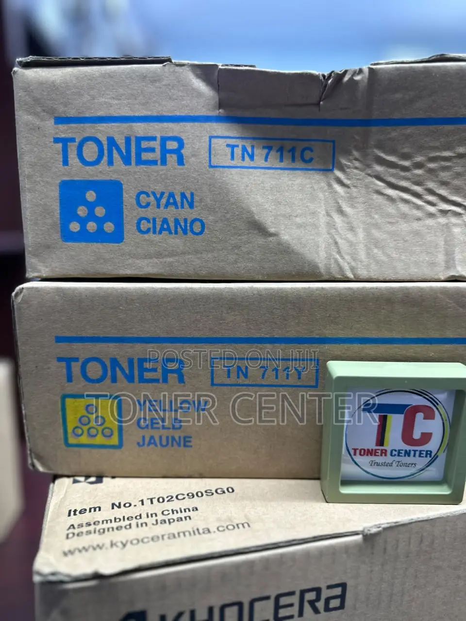 Original TN-711 Yellow Toner for Bizhub C654 C754