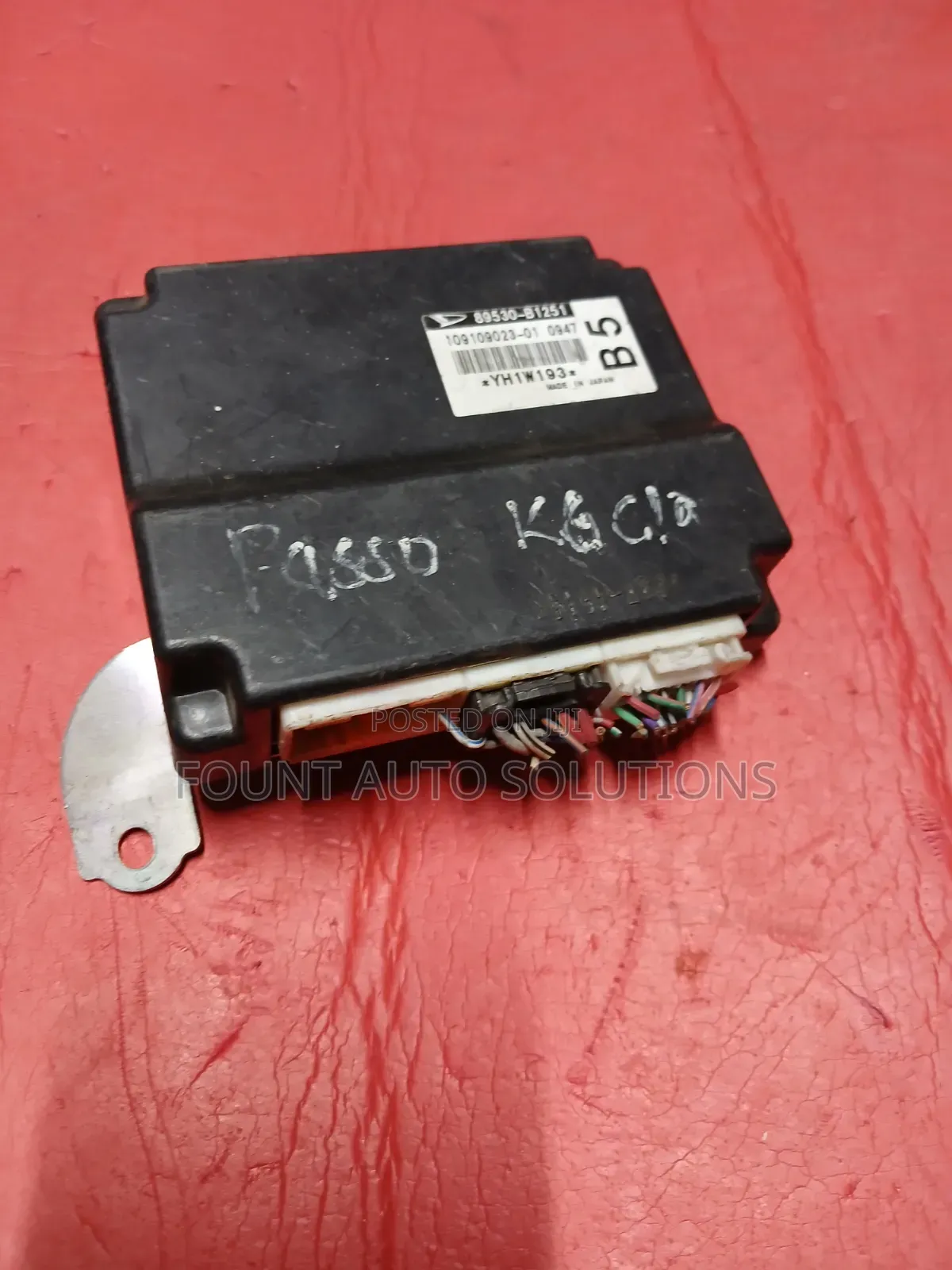 Transmission Control/Gearbox Computer Toyota Passo
