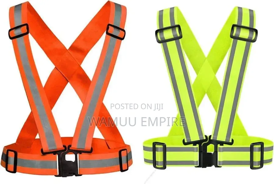 High-Visibility Adjustable Reflective Safety Vest Strap