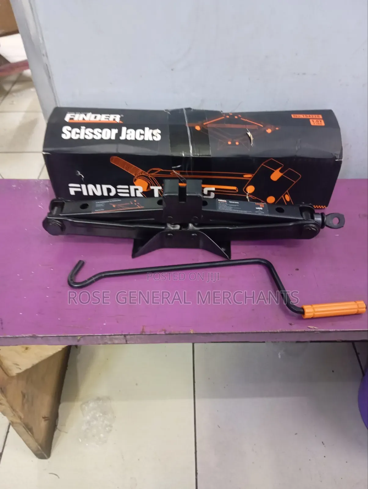 Heavy Duty 2ton Scissor Car Jack With Handle