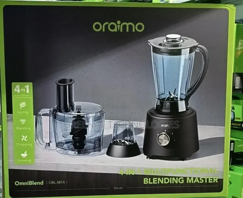 Oraimo OmniBlend OBL-581A - 4 in 1 Multifunctional Blender | Kenya