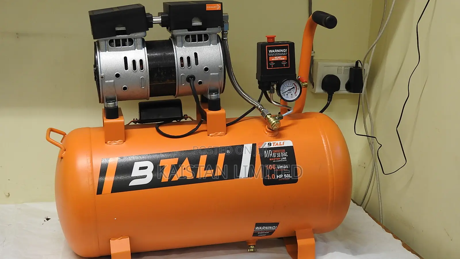 BTALI 50 L Silent Air Compressor Clean Output, Painting Pneumatics