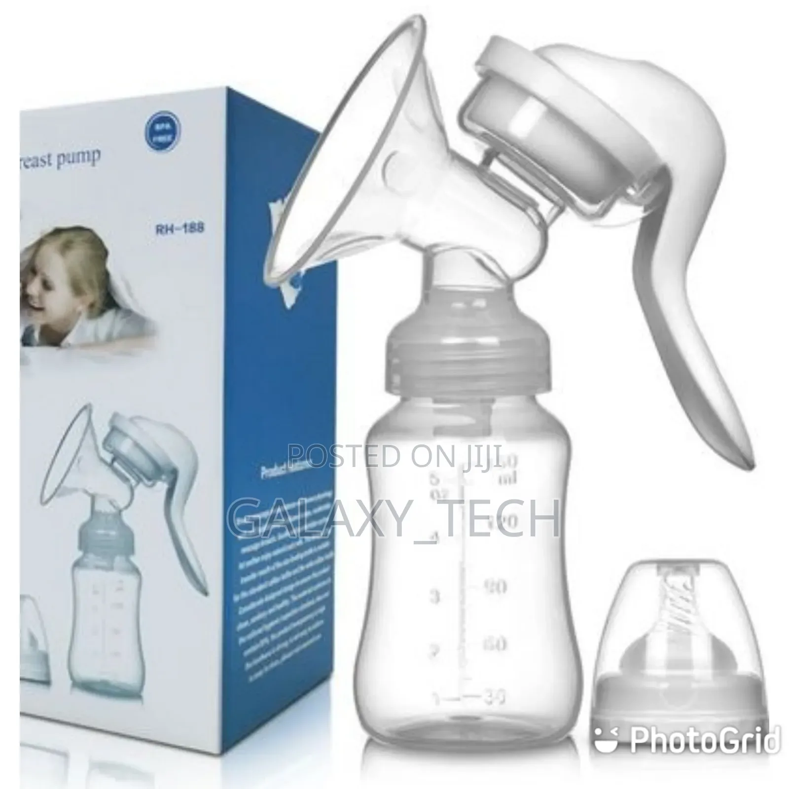 Manual Breast Pump With Bottle Cap
