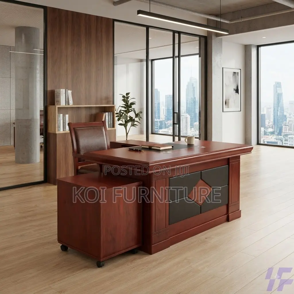 Office Desk; 1.4 Meters Exdecutive Premium Prestidge Manage Desks