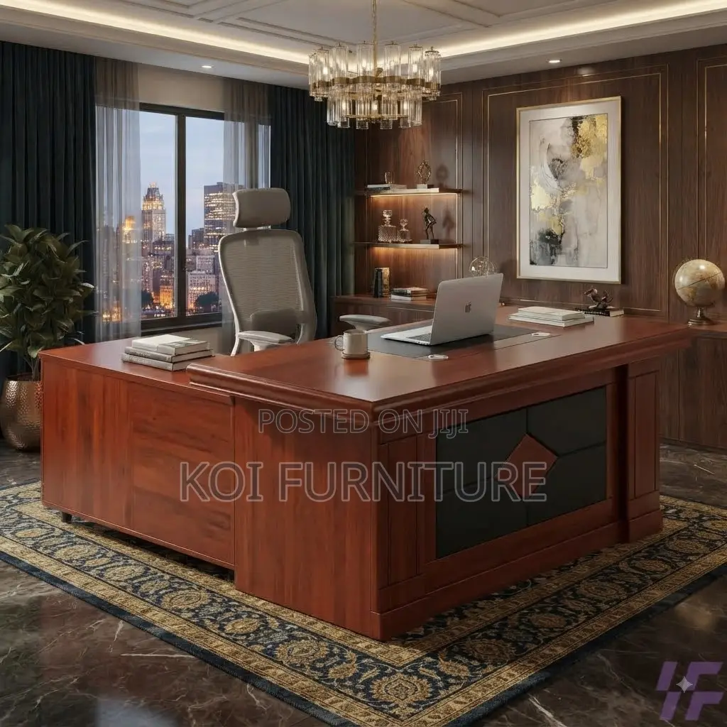 Office Desk; 1.4 Meters Exdecutive Premium Prestidge Manage Desks