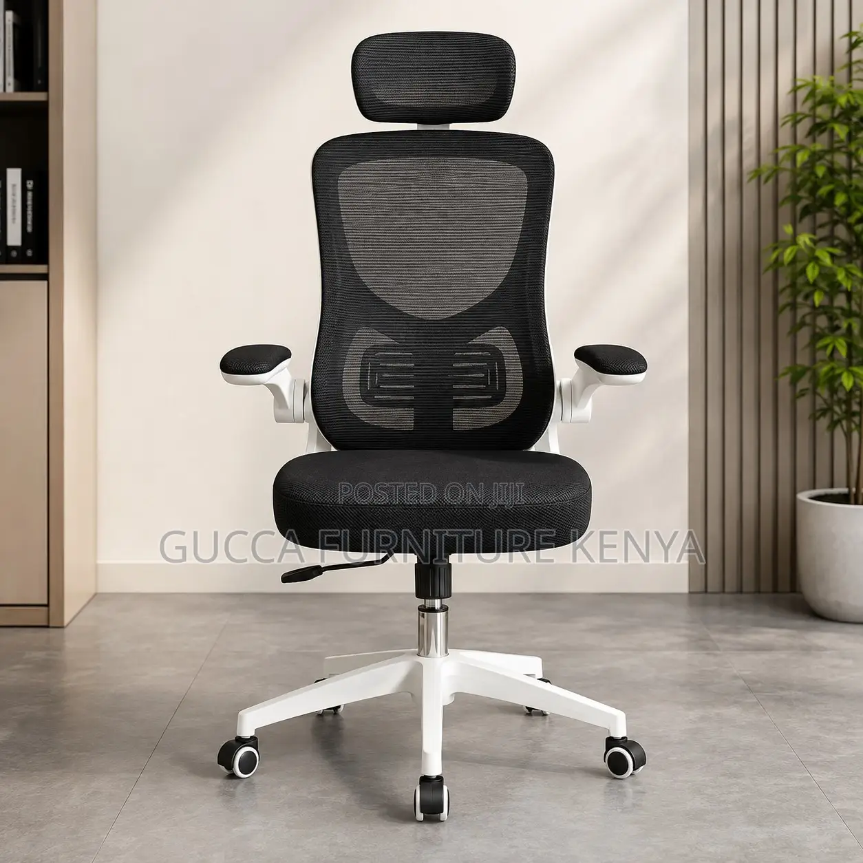 Modern Ergonomic Secretary Mesh Seat.