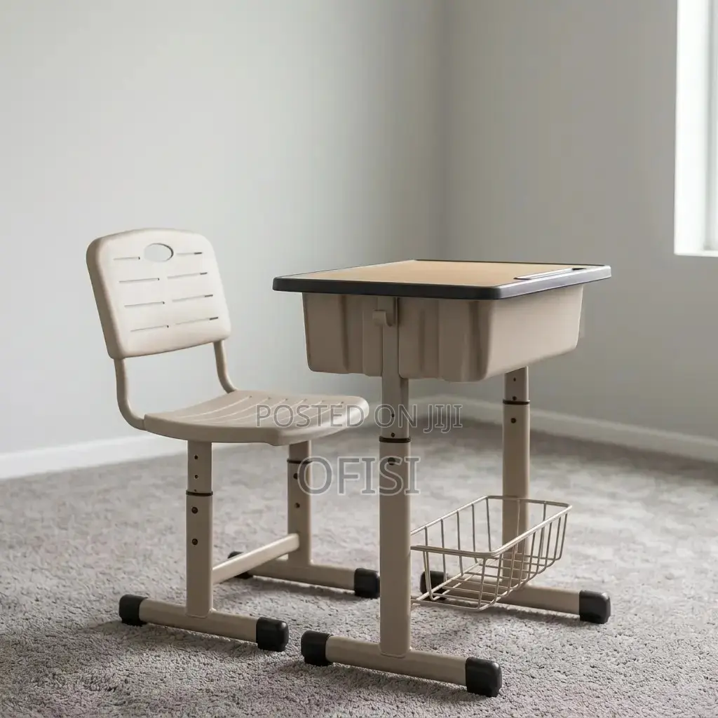 Kid's Desk; Height Adjustable Kid's Desk Chair Combo