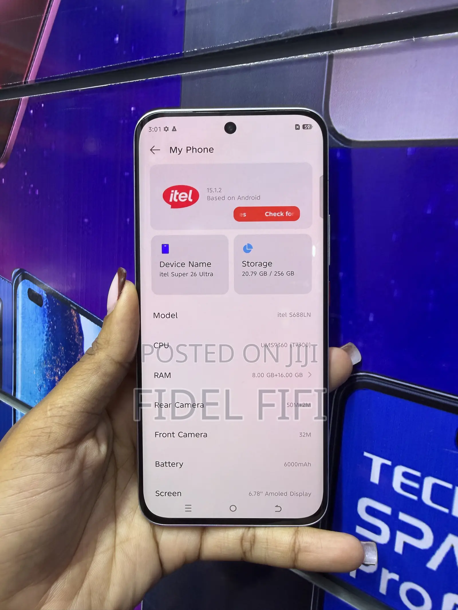 Itel S26 Ultra 256 GB White
