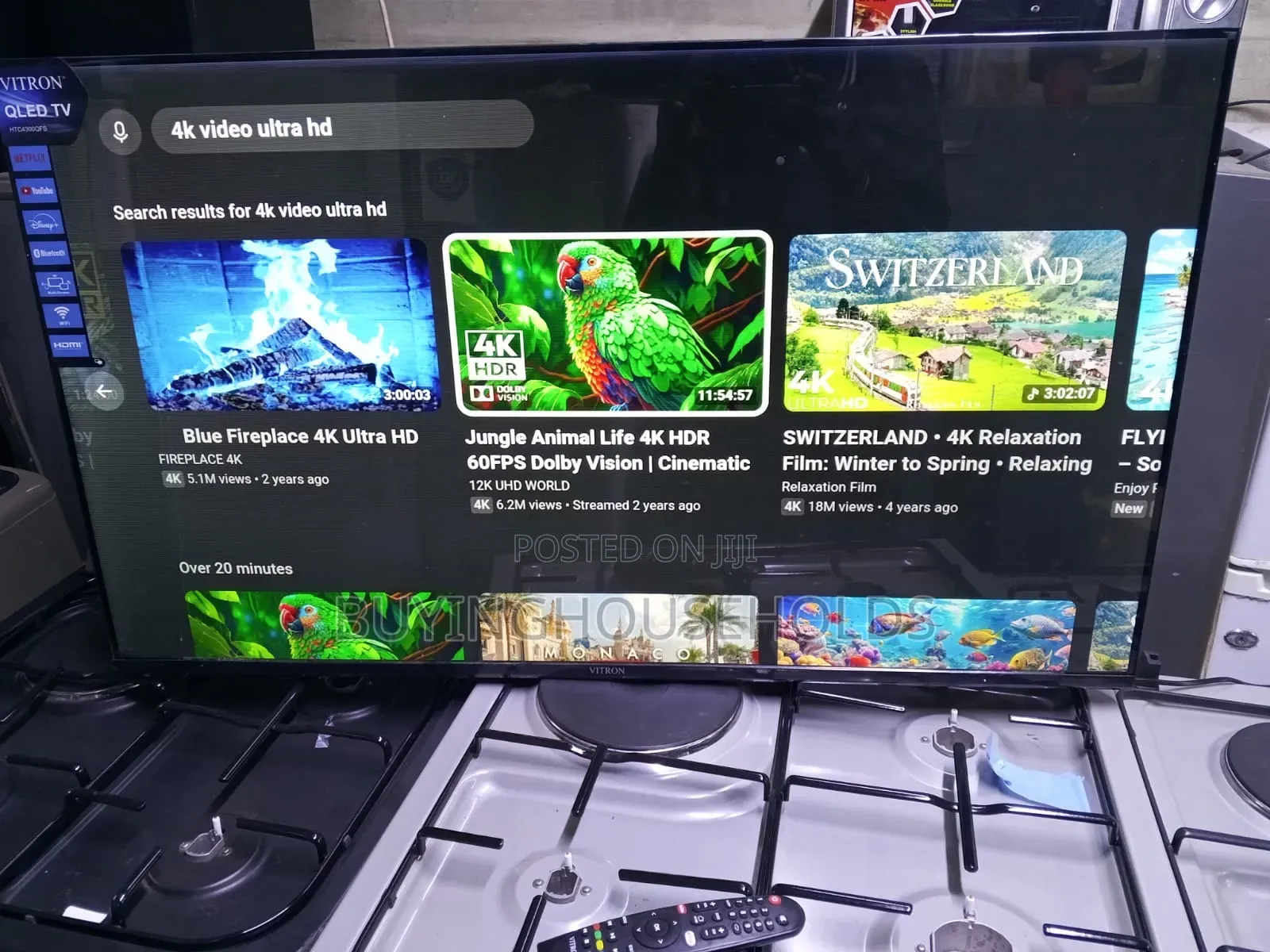 Vitron 43" QLED Frameless Smart TV