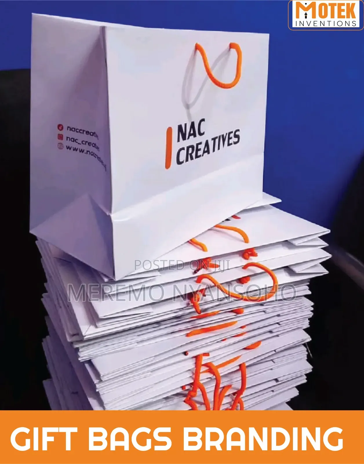 Gift Bags, Notebooks