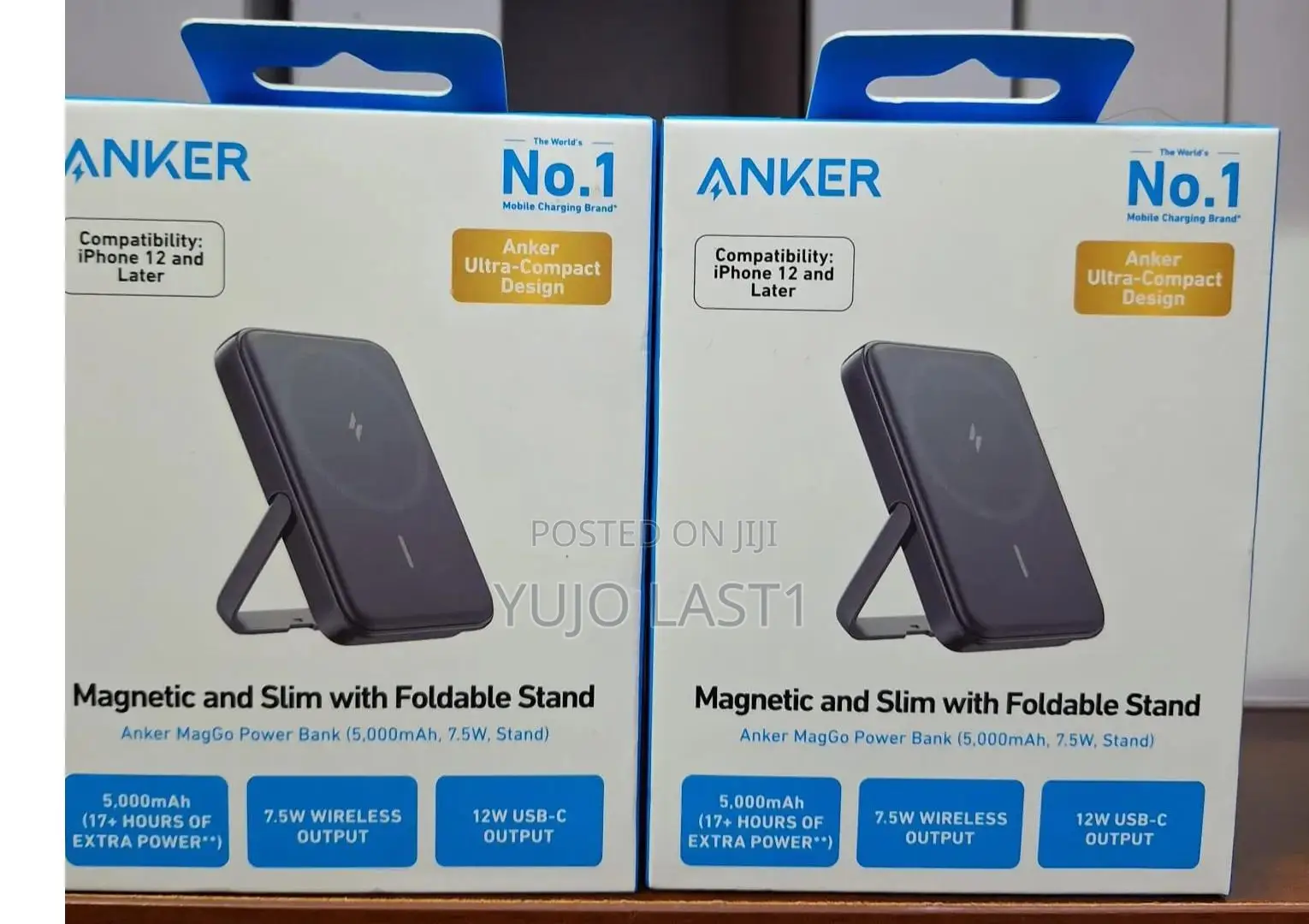 Anker Power Bank (MagGo), 5000mAh 7.5W Magnetic