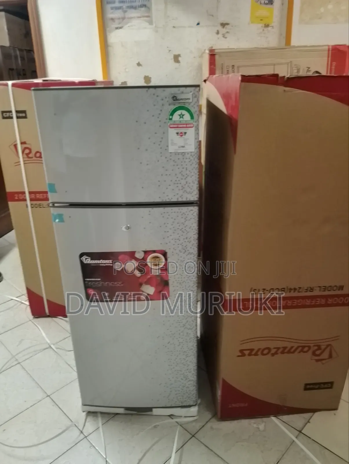 Ramtons 213L Direct Cool Double Door Fridge – RF/244