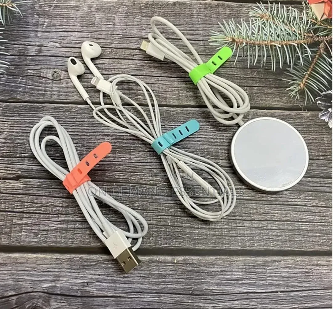 Reusable Silicone Cable Ties and Organizers