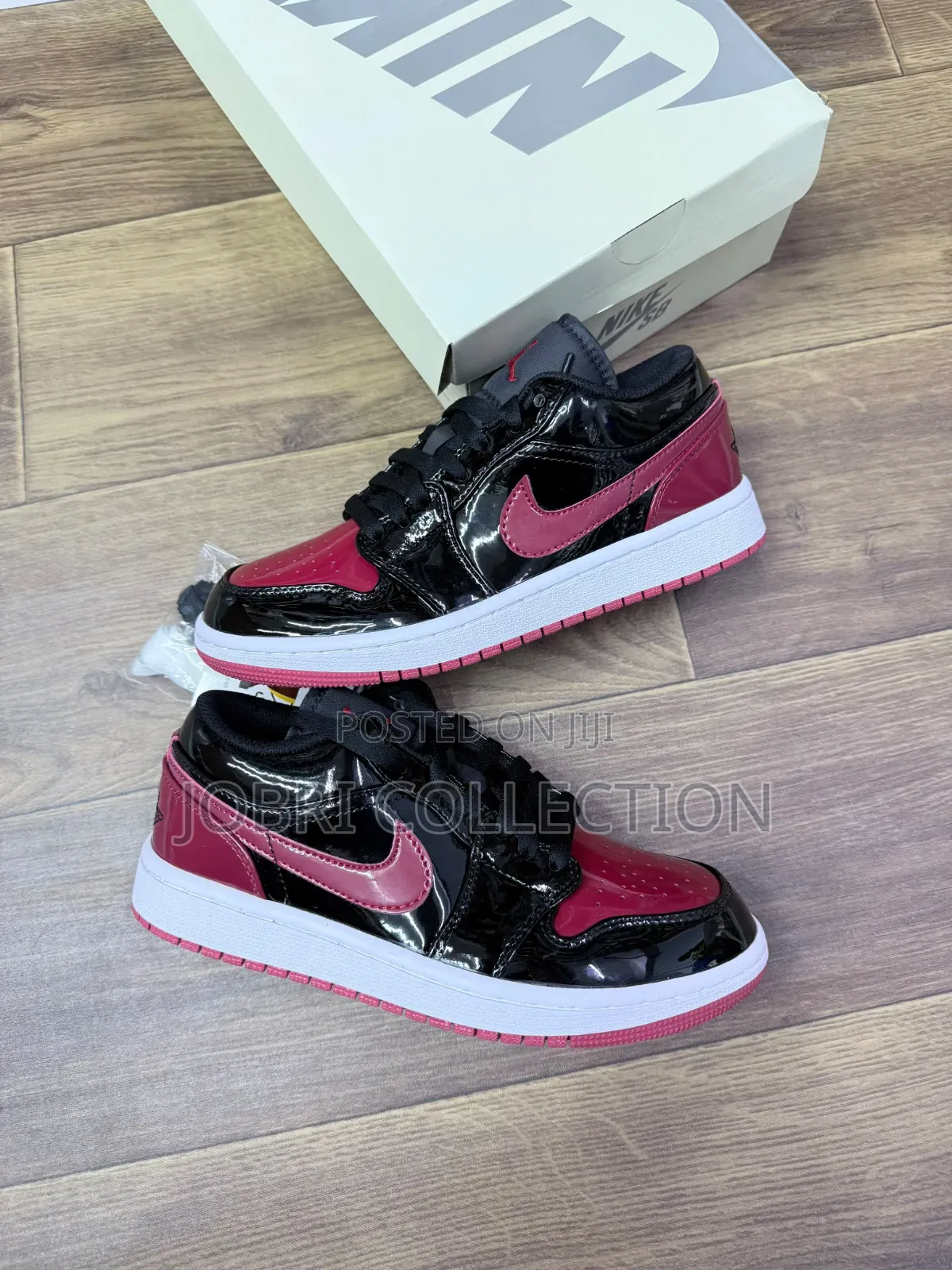 Nike Air Jordan 1 Low 'Patent Bred' Sneakers