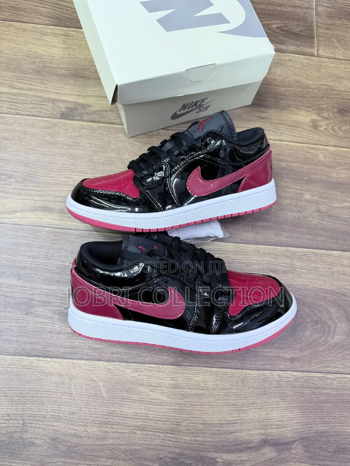 Nike Air Jordan 1 Low 'Patent Bred' Sneakers