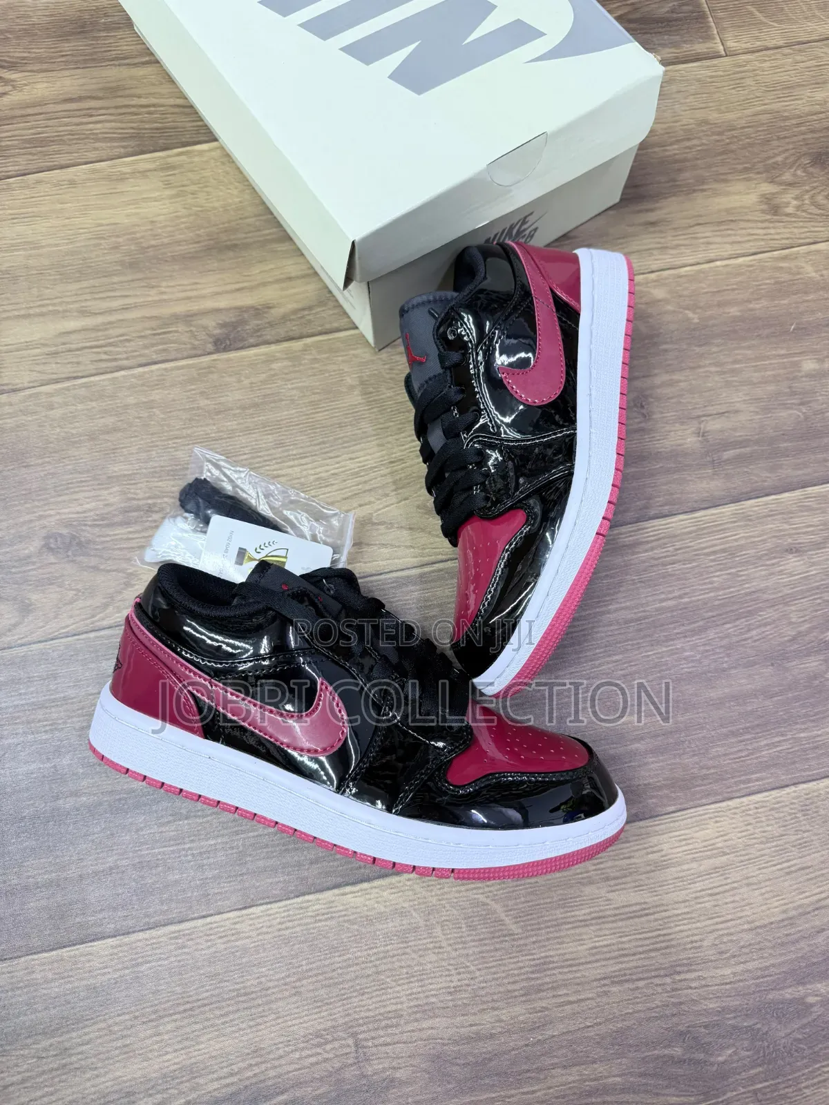 Nike Air Jordan 1 Low 'Patent Bred' Sneakers