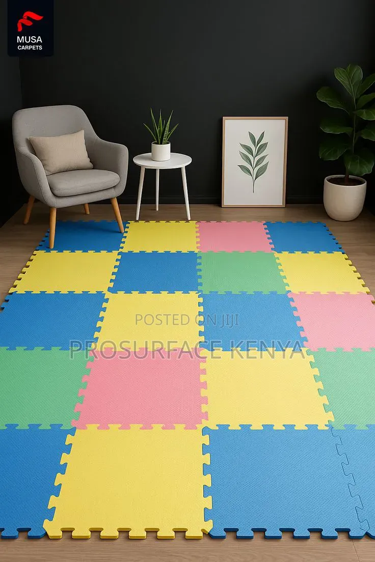 EVA Interlocking Floor Mat 60×60cm | KSh 650 Each