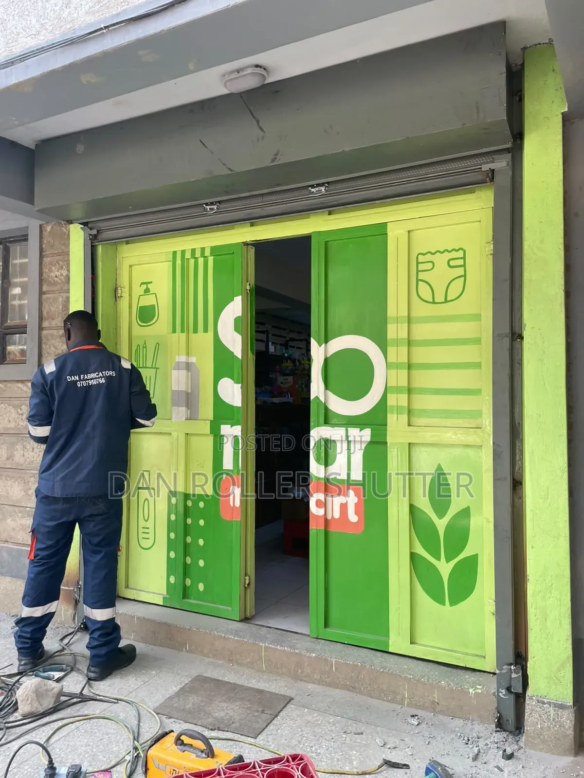 Custom-Made Roller Shutter Doors for Businesses Description