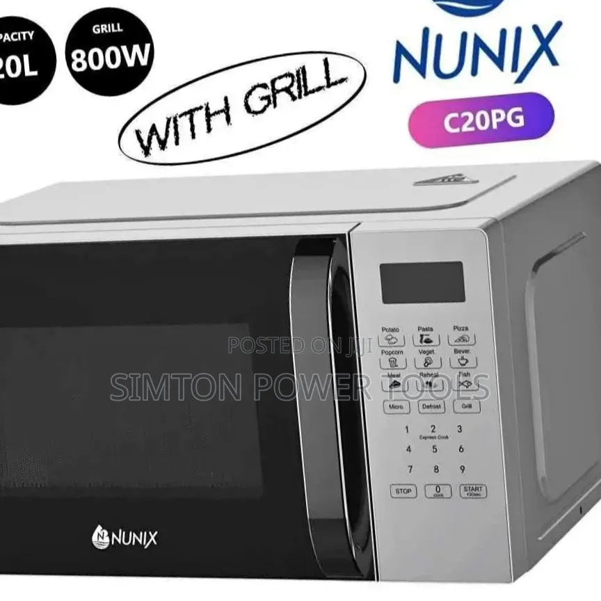 Nunix C20PG Digital Microwave Oven With Grill*
