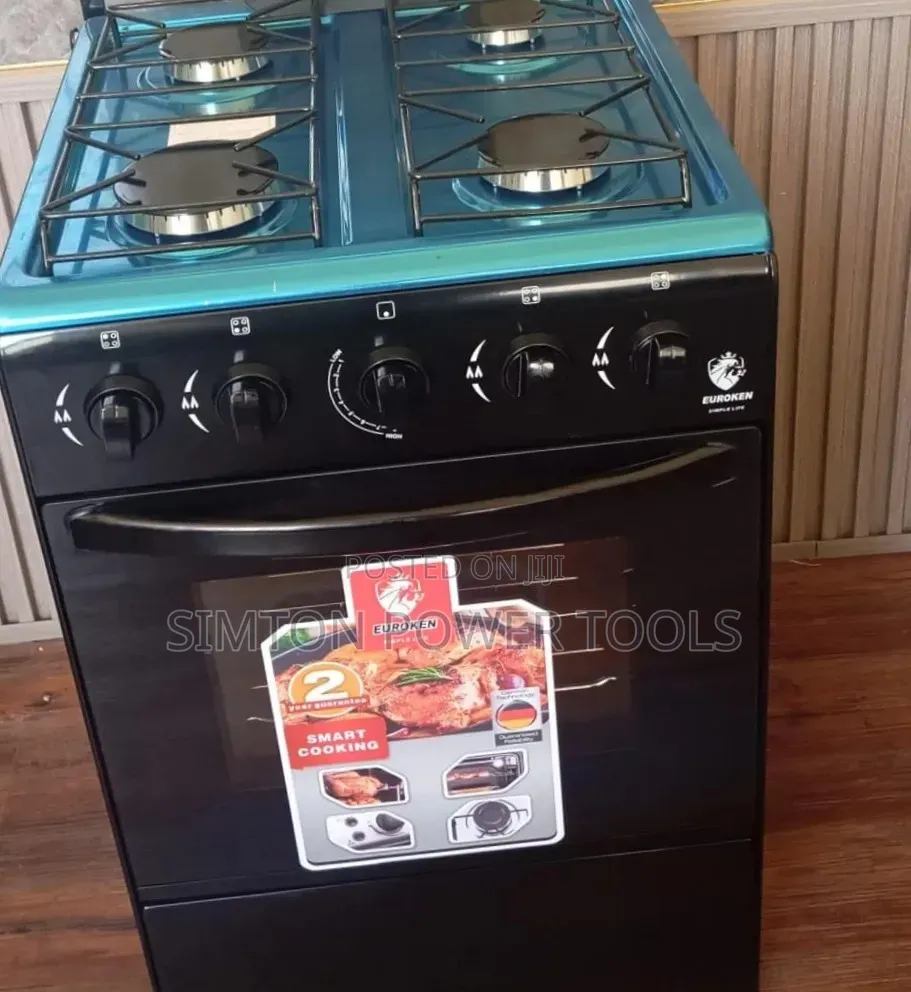 50×55 Euroken Full Gas Standing Cooker (Model Euro-55-4g).*