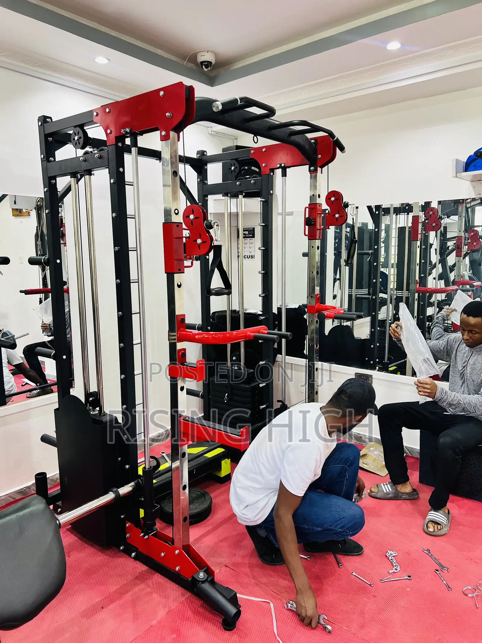 Smith Station Machine Combined Workouts