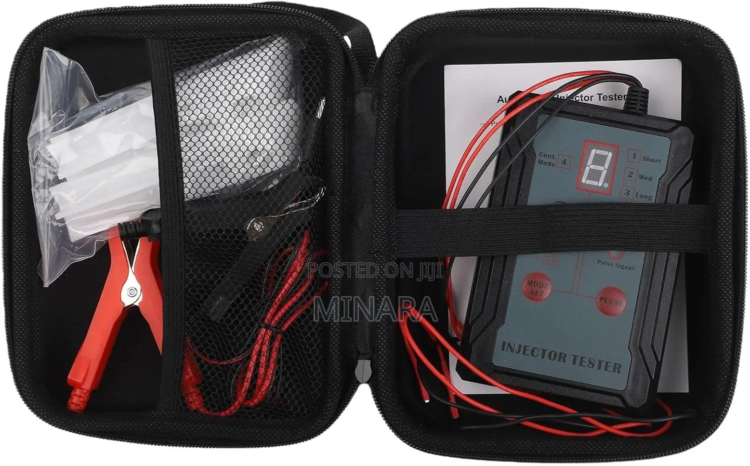 Fuel Injector Cleaner Tester Kit, 2 Adapters, 8 Pulse Modes, Petrol