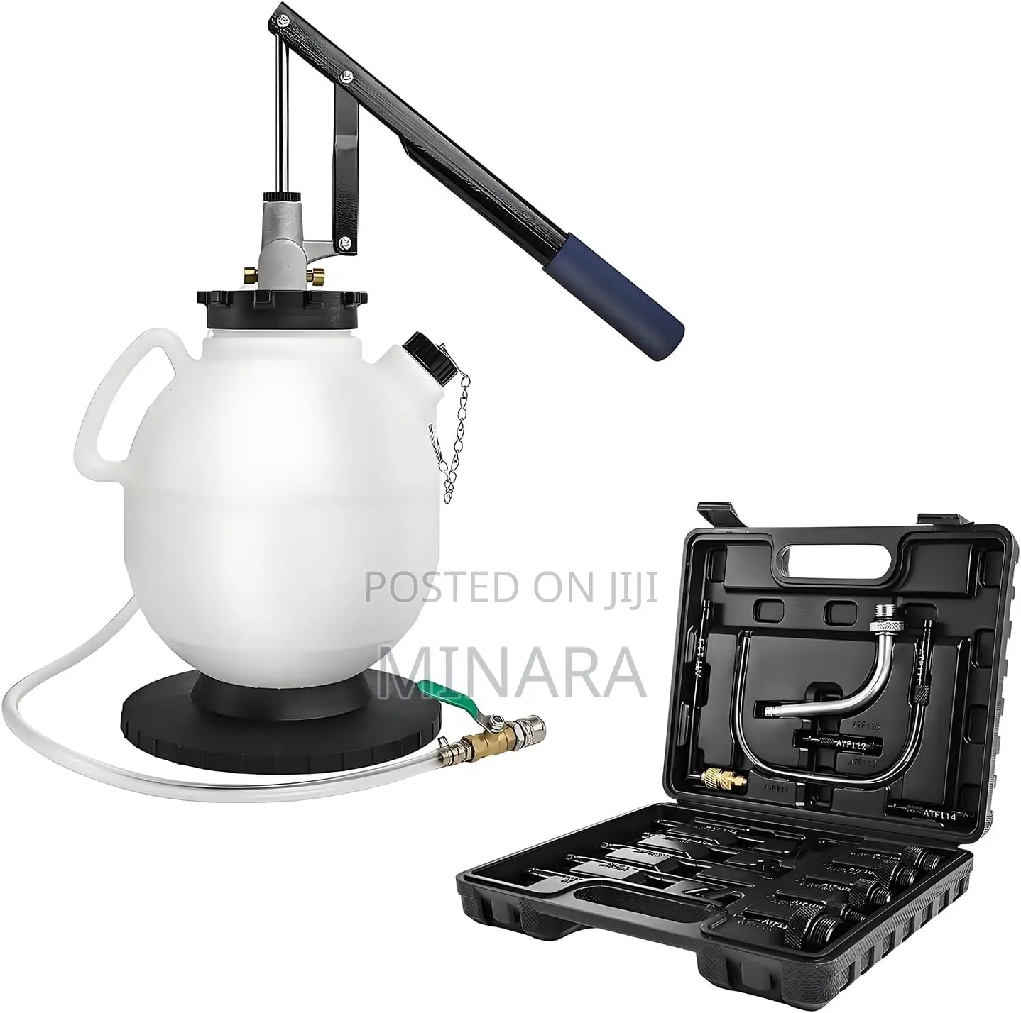 7.5L Manual Transmission Fluid Pump, Gearbox Filler With ATF Adapters