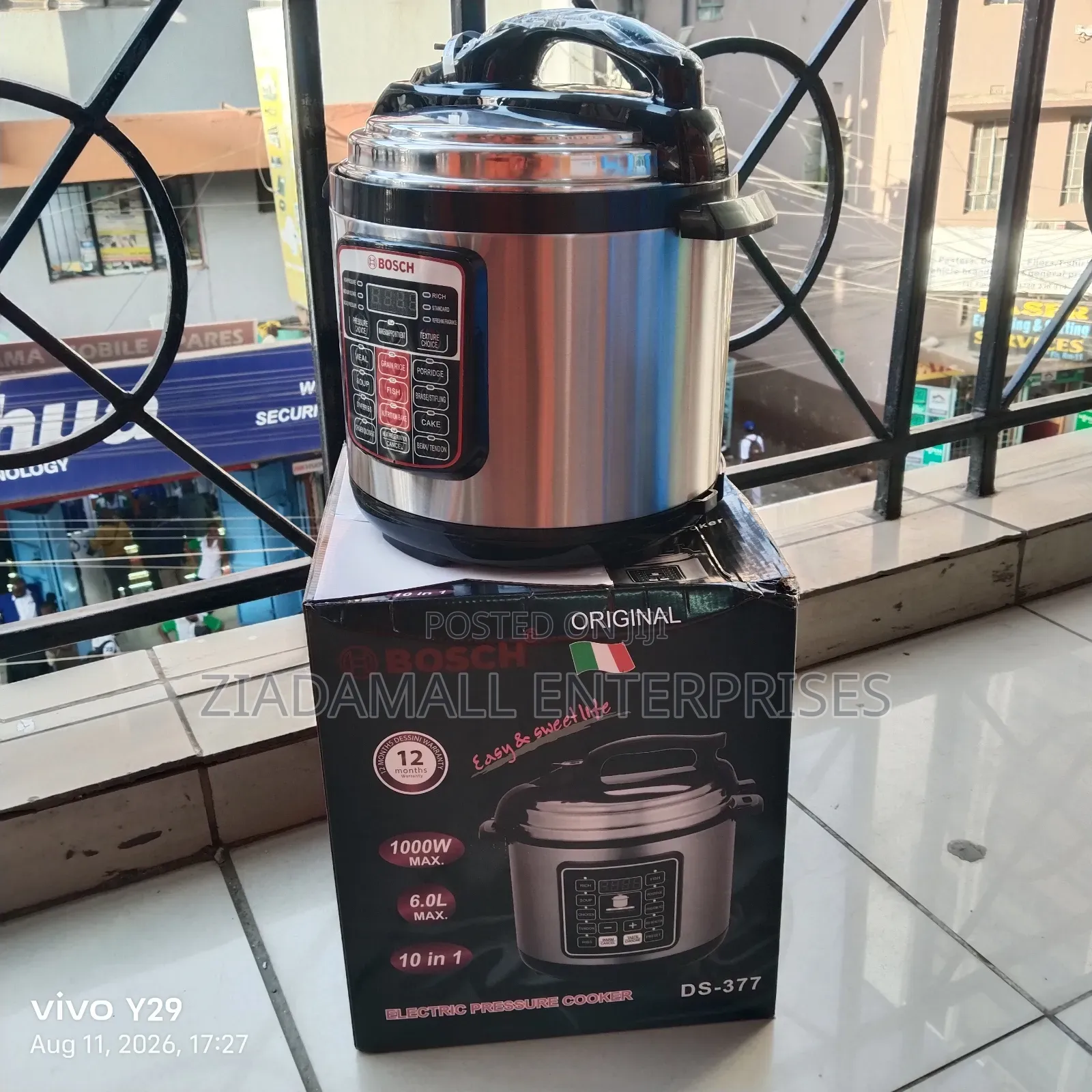 Digital-Affordable Bosch Pressure Cooker 6Litres. Pay on Delivery