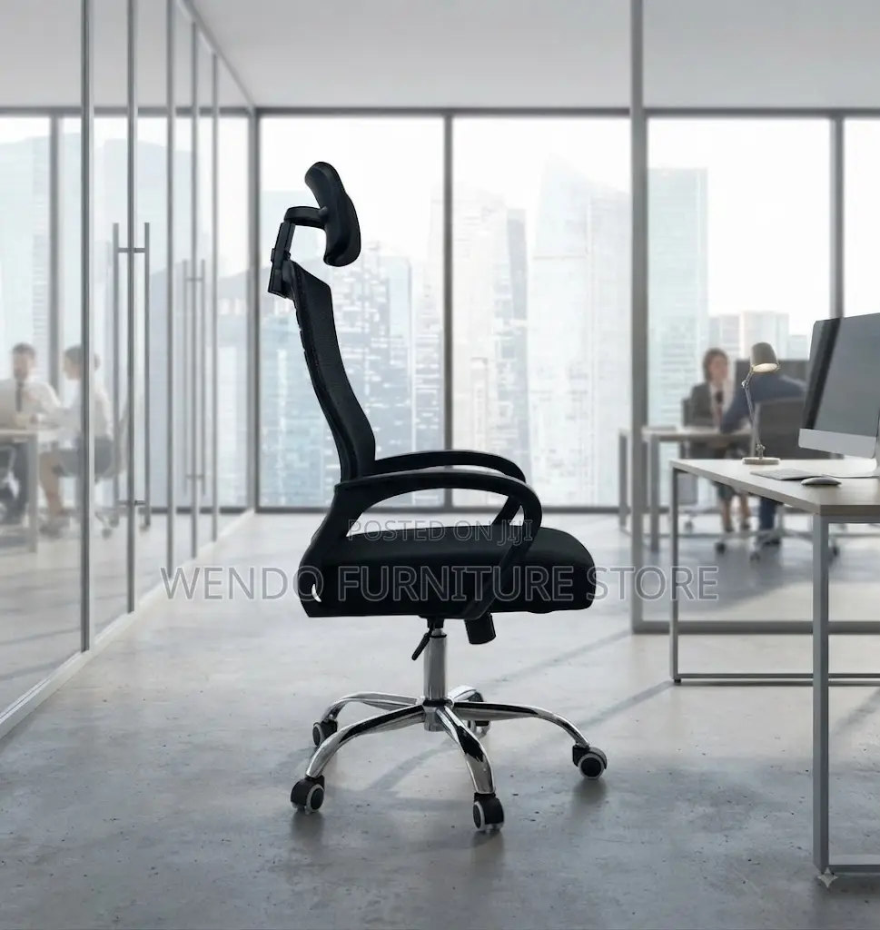 Office Chairs; Headrest Supportive Mesh Recliner Chairs